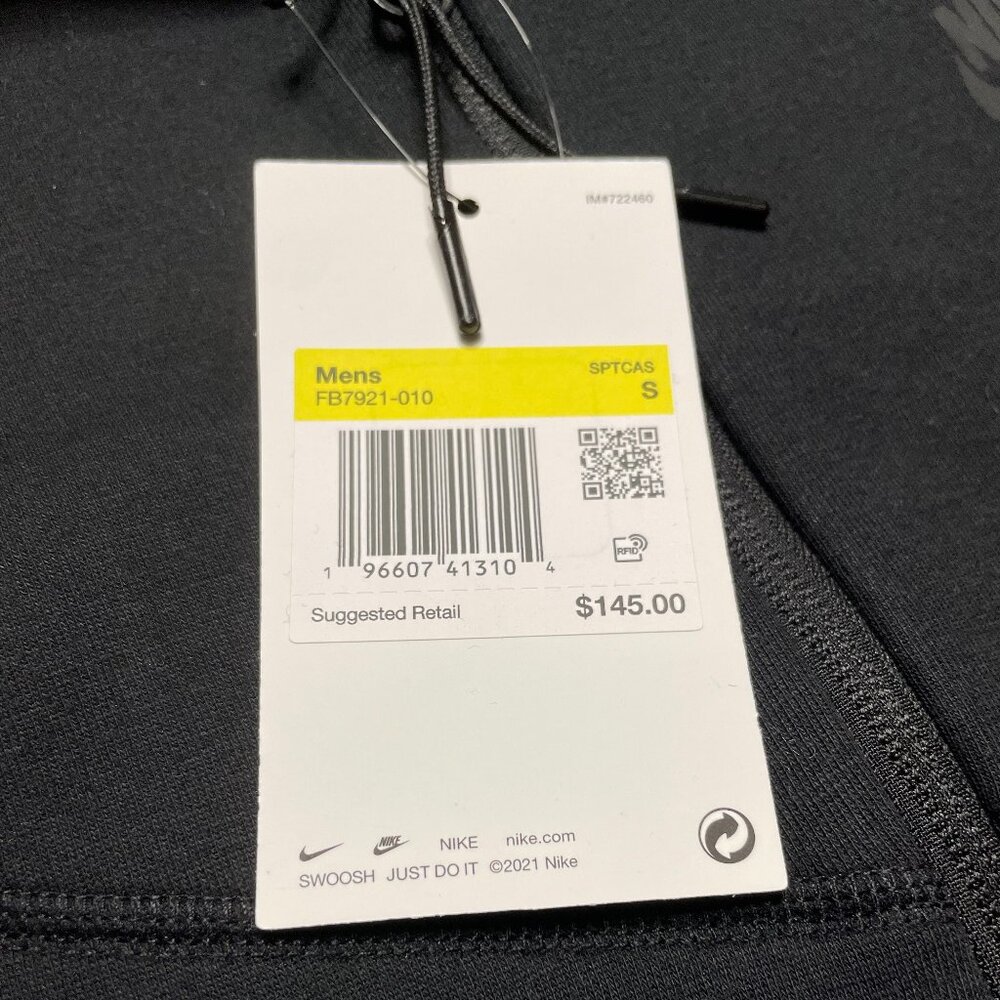 Black/Black - Nike Sportswear Tech Fleece Full-Zip Hoodie & Joggers Set - Picture 4 of 16